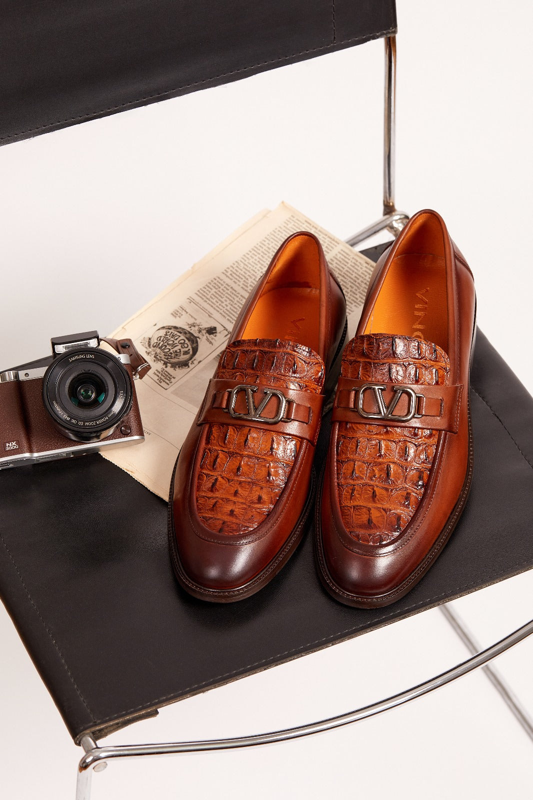 Amsterdam Tan Bit Loafer Shoe