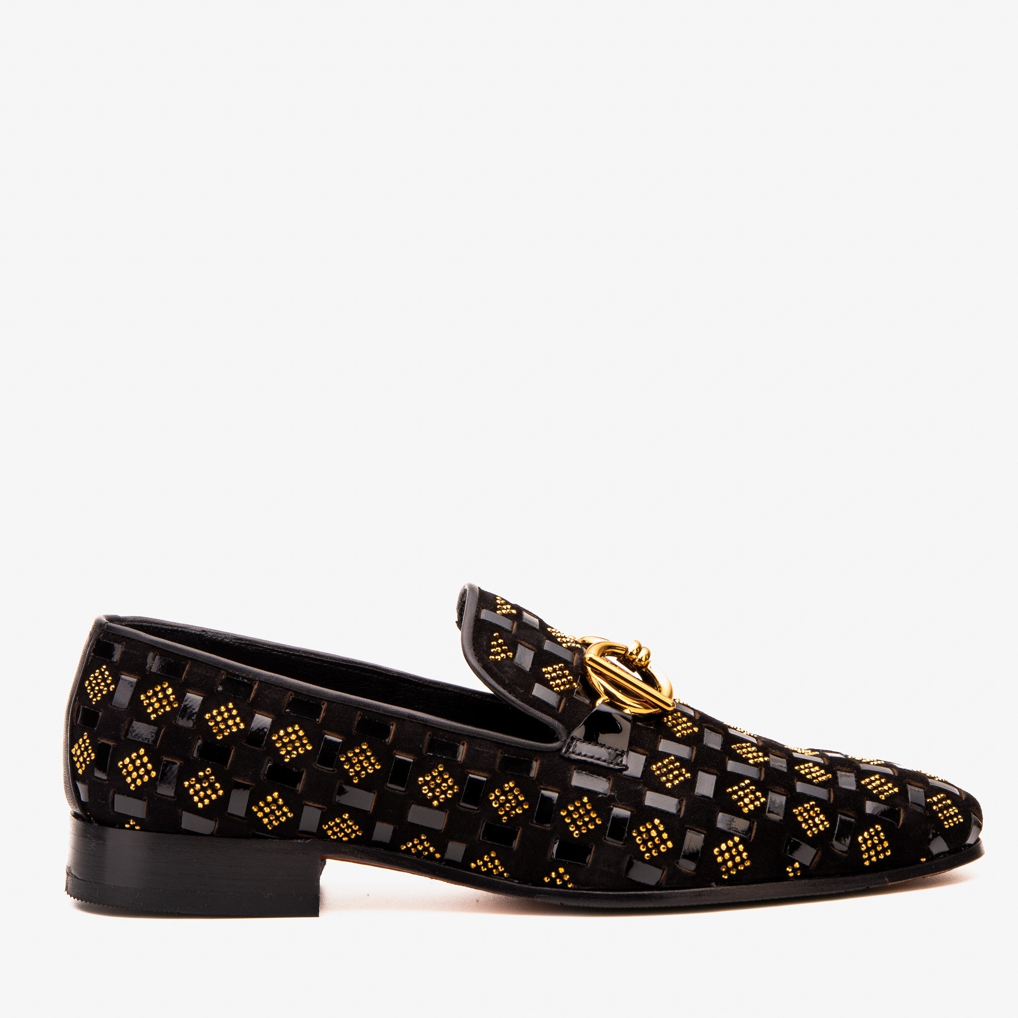 The Vicino Shoe Black Bit Dress Loafer