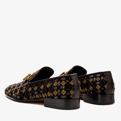The Vicino Shoe Black Bit Dress Loafer