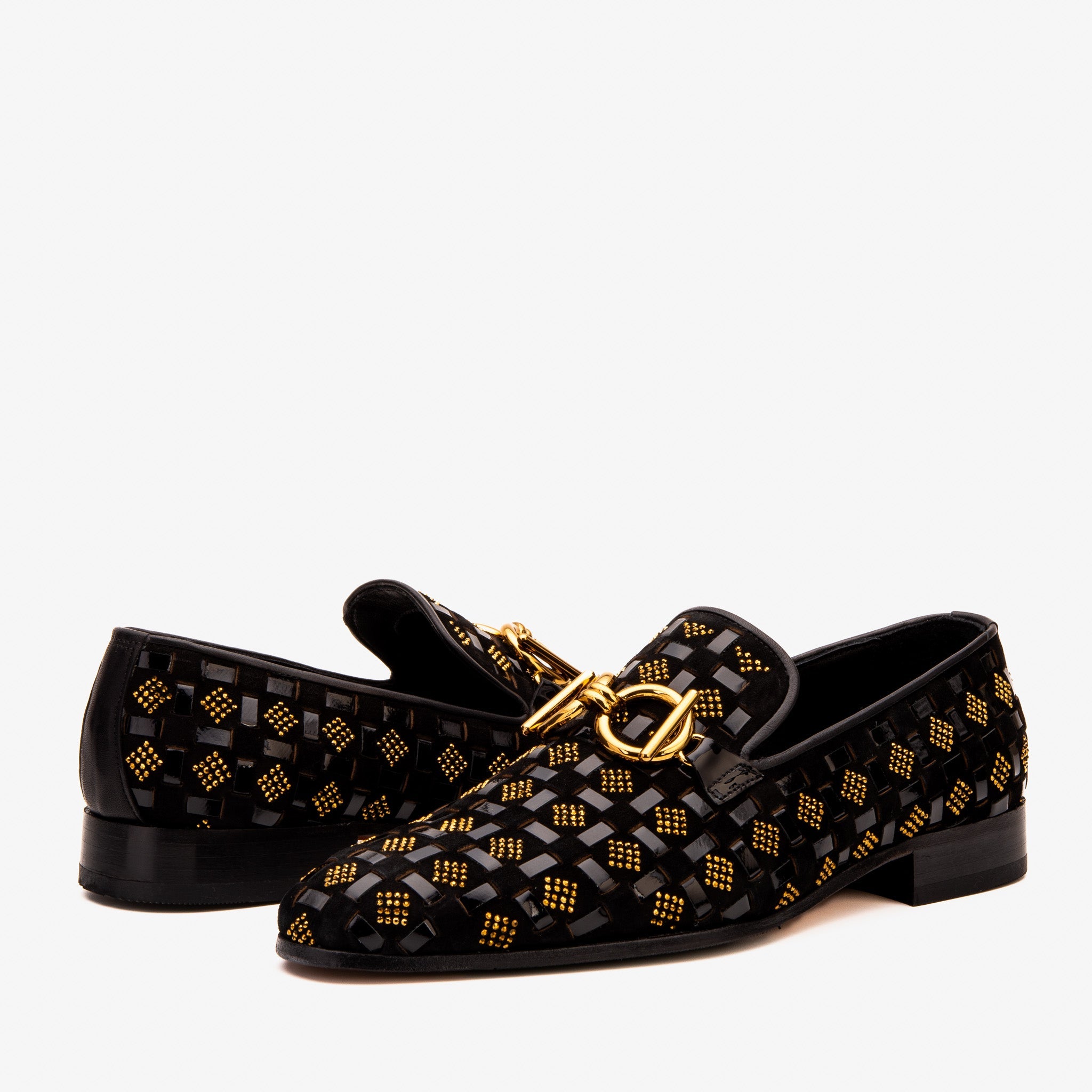 The Vicino Shoe Black Bit Dress Loafer