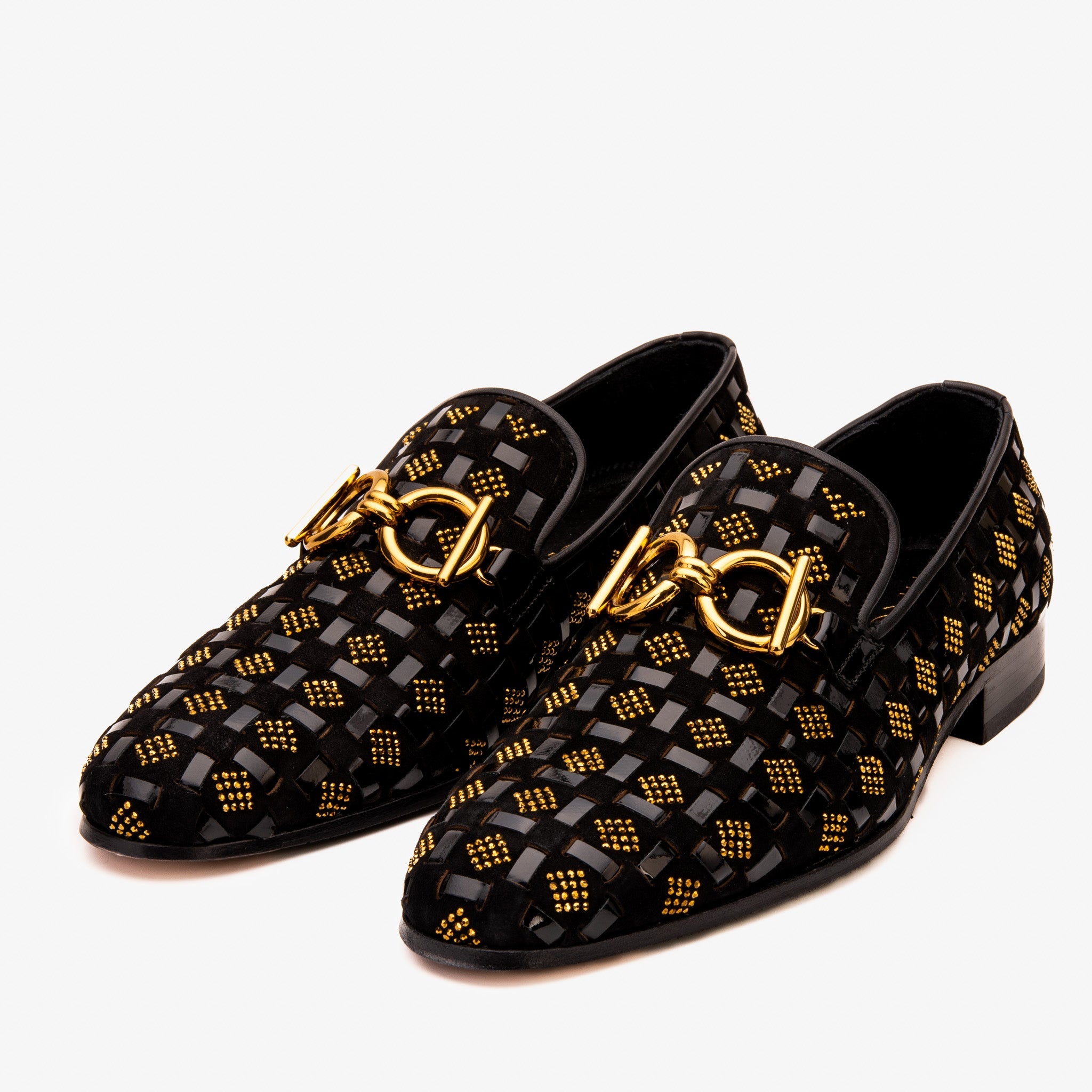 The Vicino Shoe Black Bit Dress Loafer