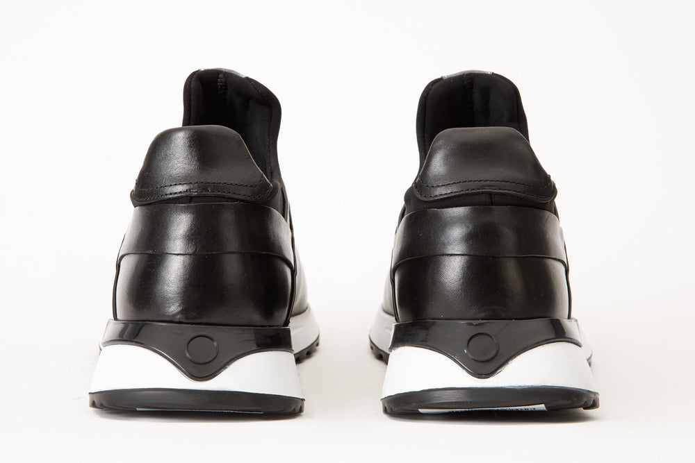 The Sonoma Black Leather Sneaker