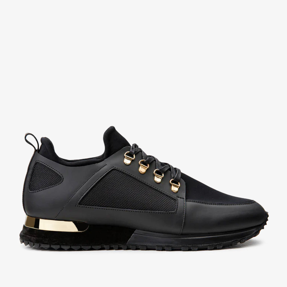 The Emir Black Leather Sneaker