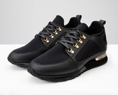 The Emir Black Leather Sneaker