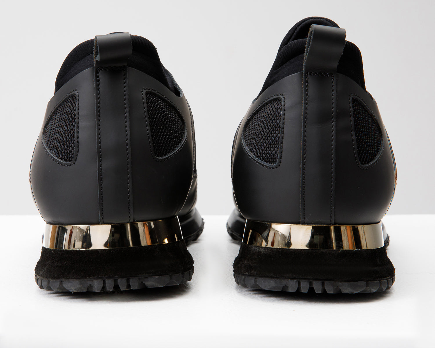 The Emir Black Leather Sneaker