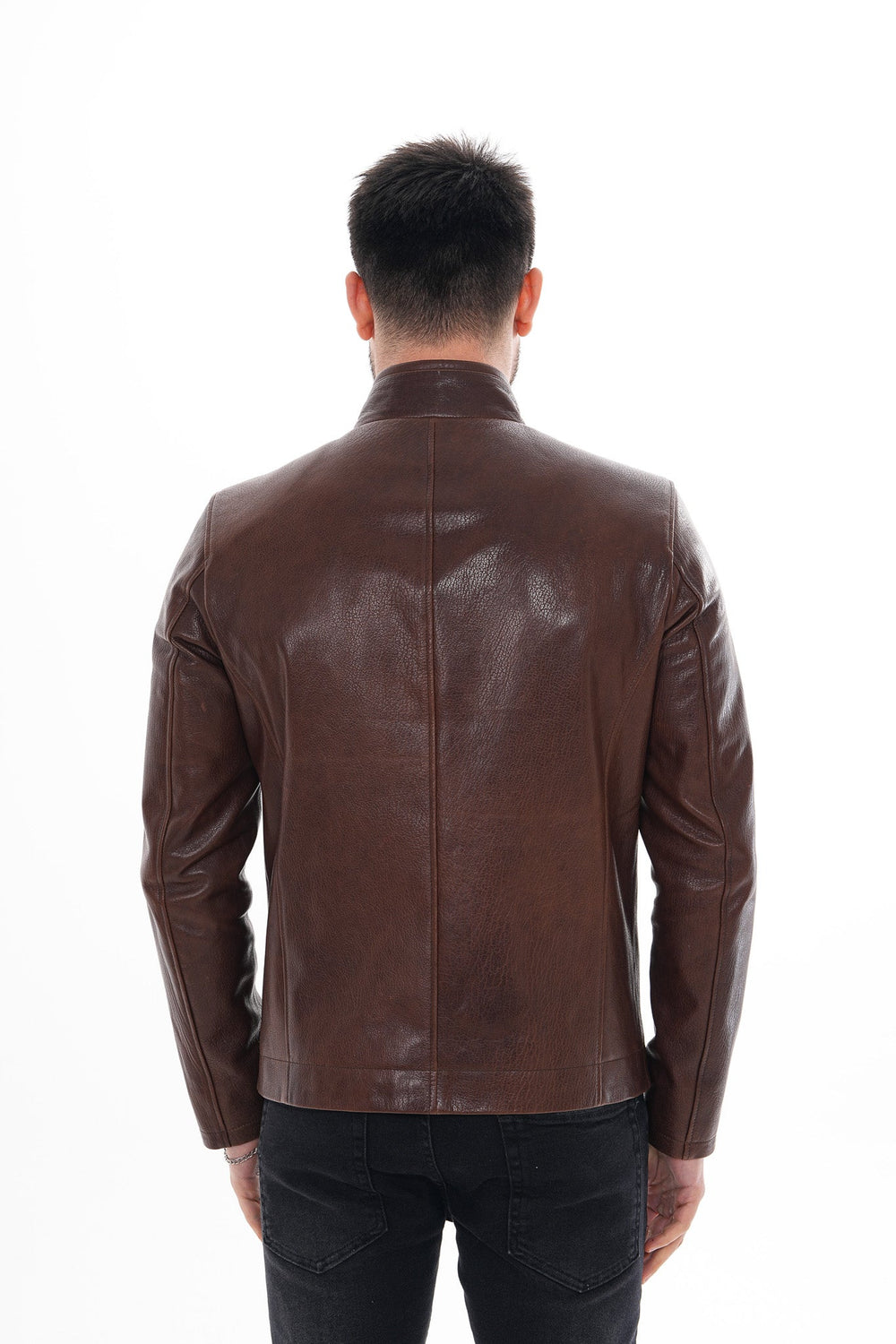 The Marco Brown Leather Jacket