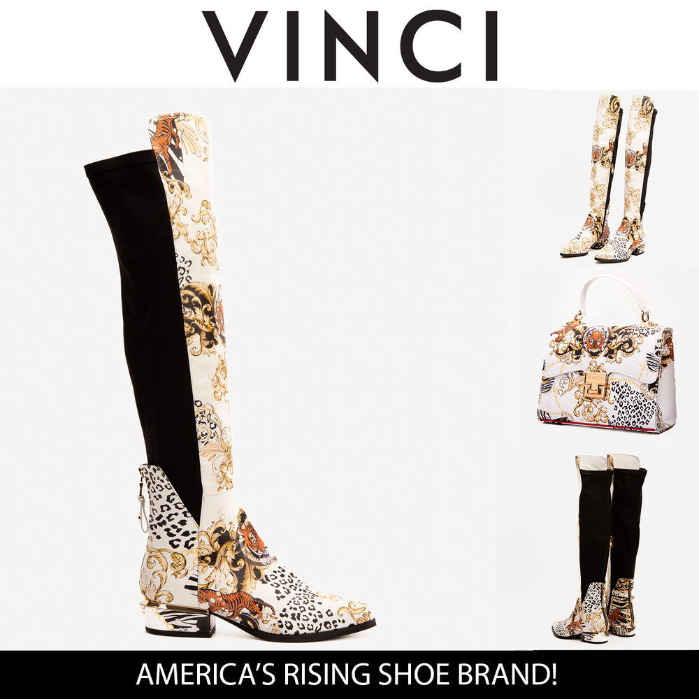 The Perugia Leather Pointy Toe Knee High Boot
