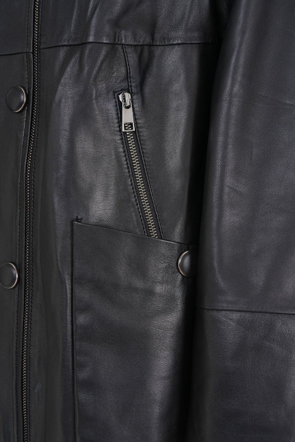 The Lioara Black Leather Jacket