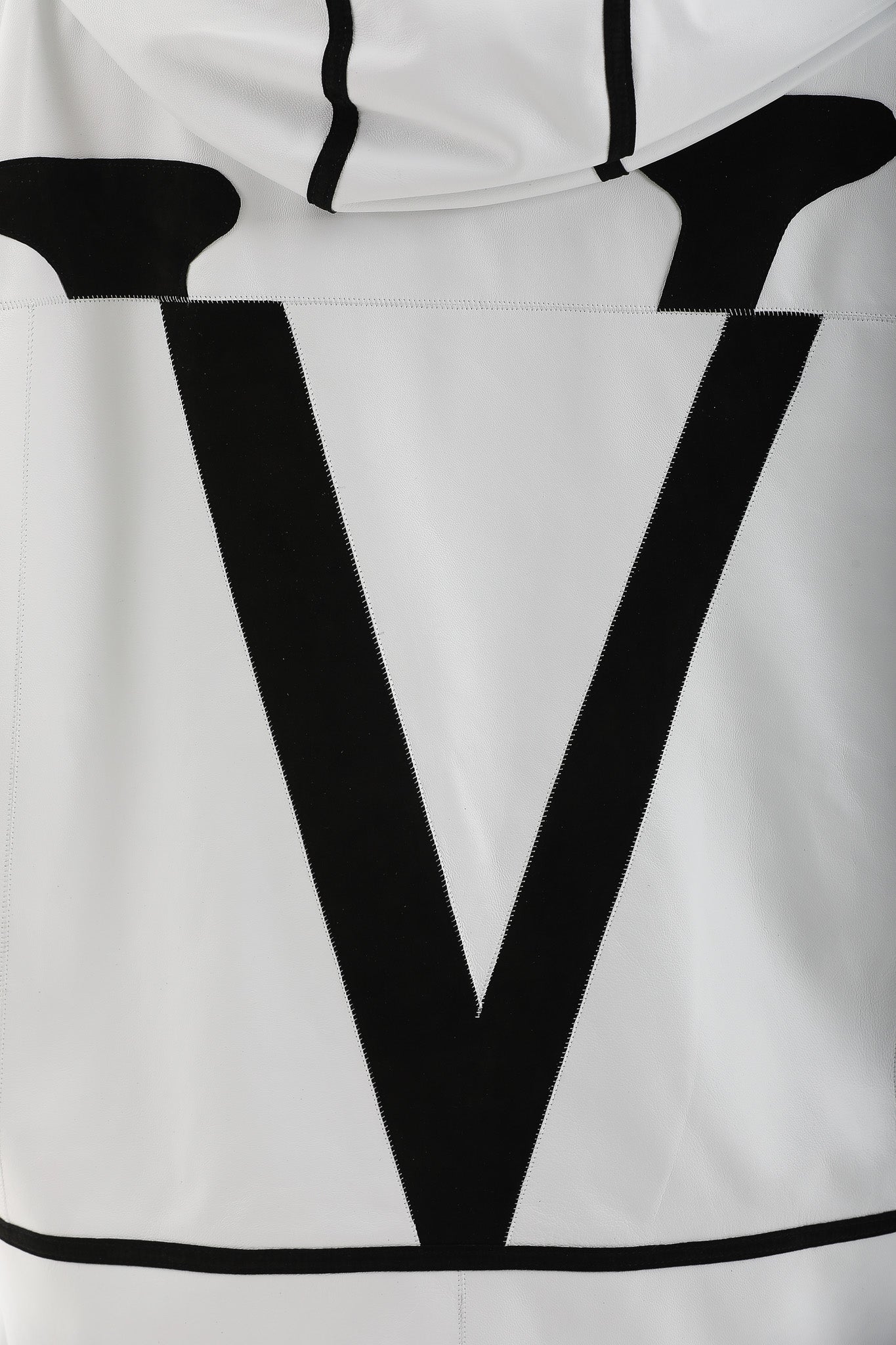 The Vega White Reversible Leather Jacket