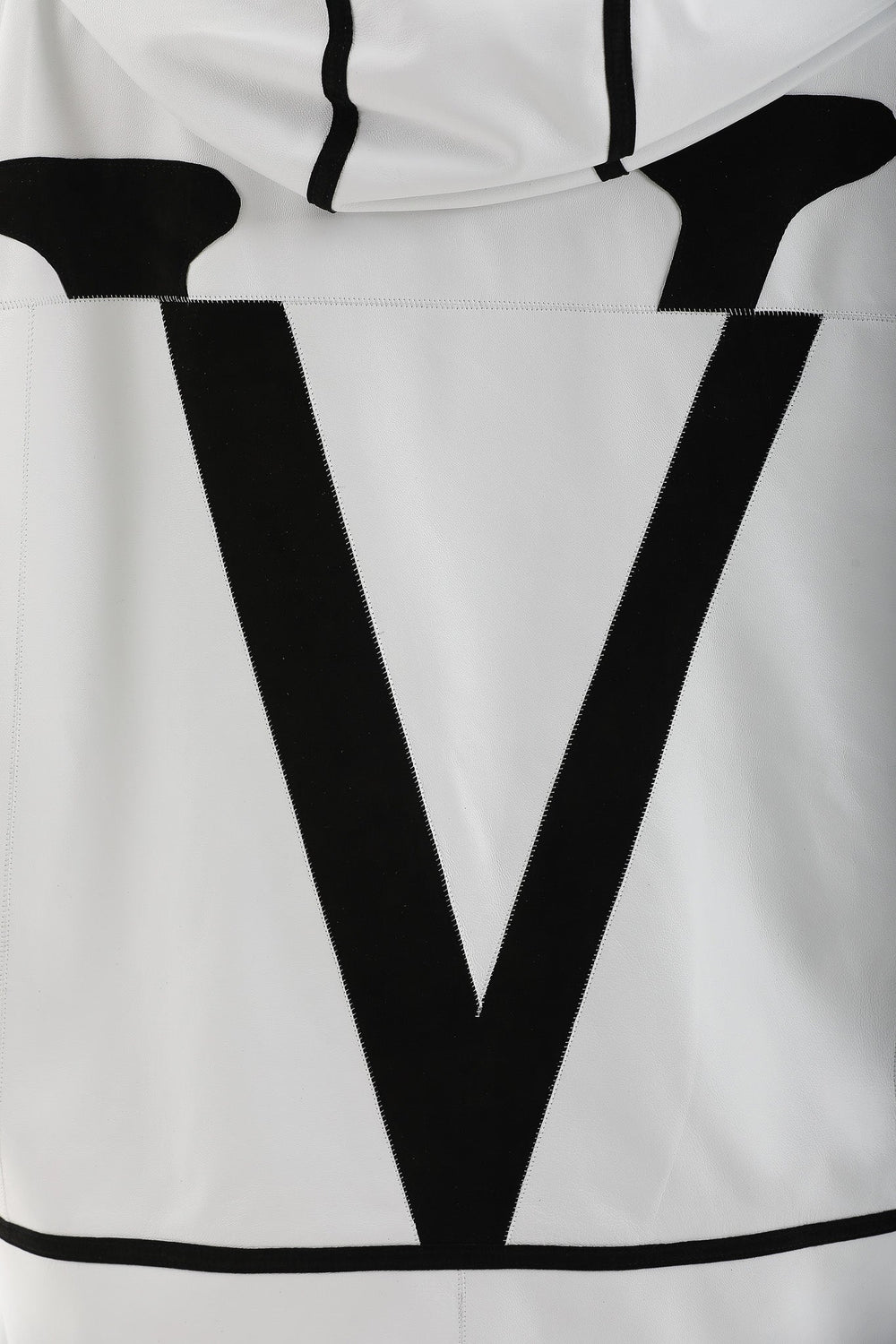 The Vega White Reversible Leather Jacket