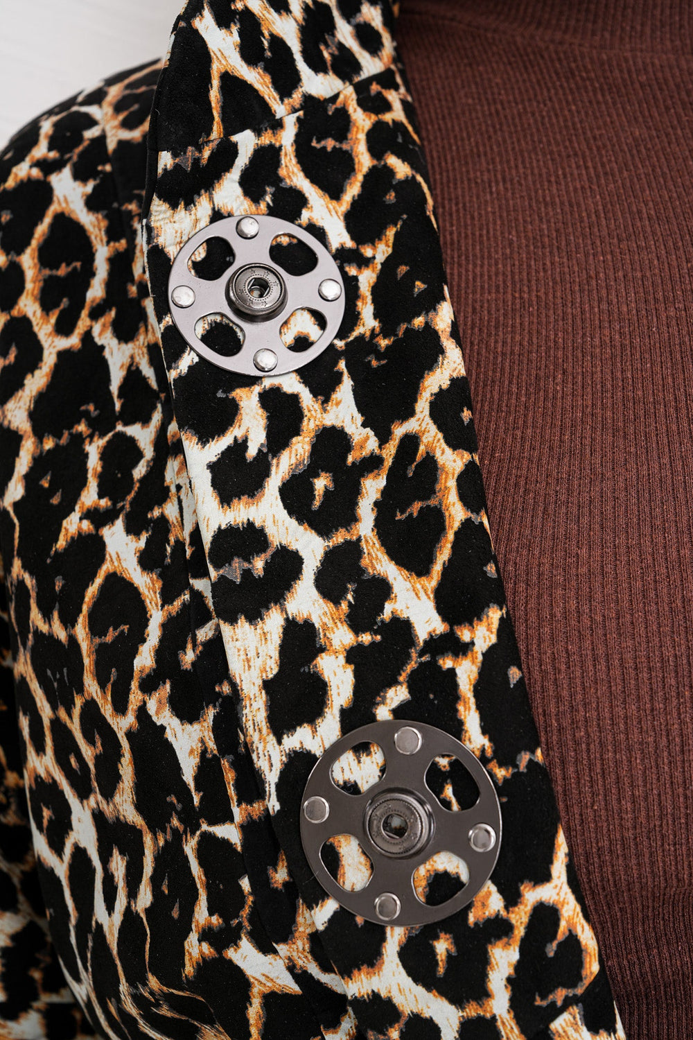 The Odessa Leopard Leather Jacket