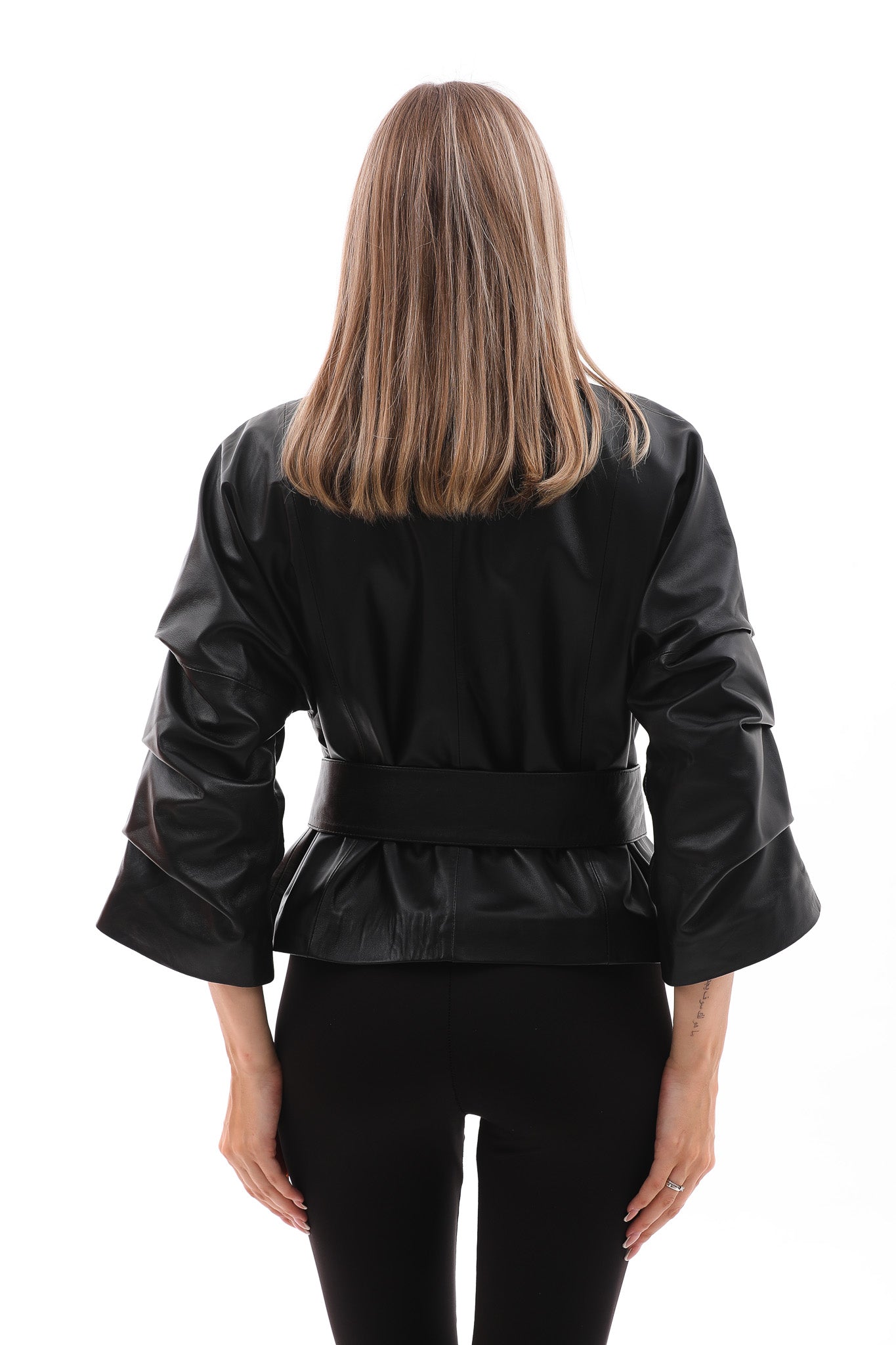 The Odessa Black Leather Jacket