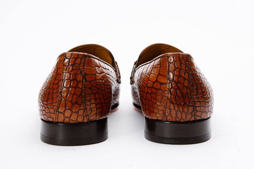 The Monaco Tan Leather Shoe Bit Loafer