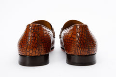 The Monaco Tan Leather Shoe Bit Loafer