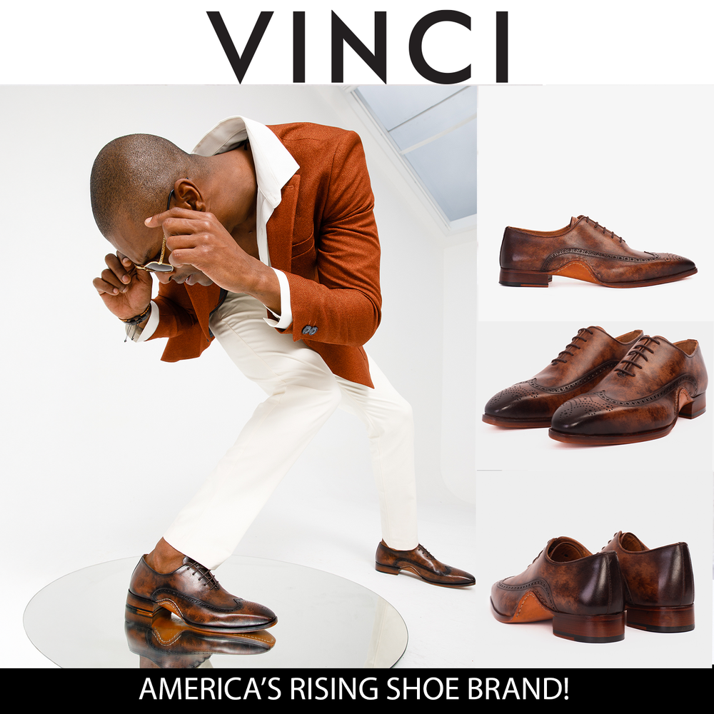 The Royal Hand Craft Brown Wingtip Oxford Shoe