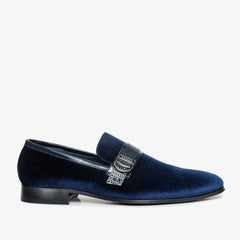 The Casaletti Navy Blue Bit Loafer Shoe