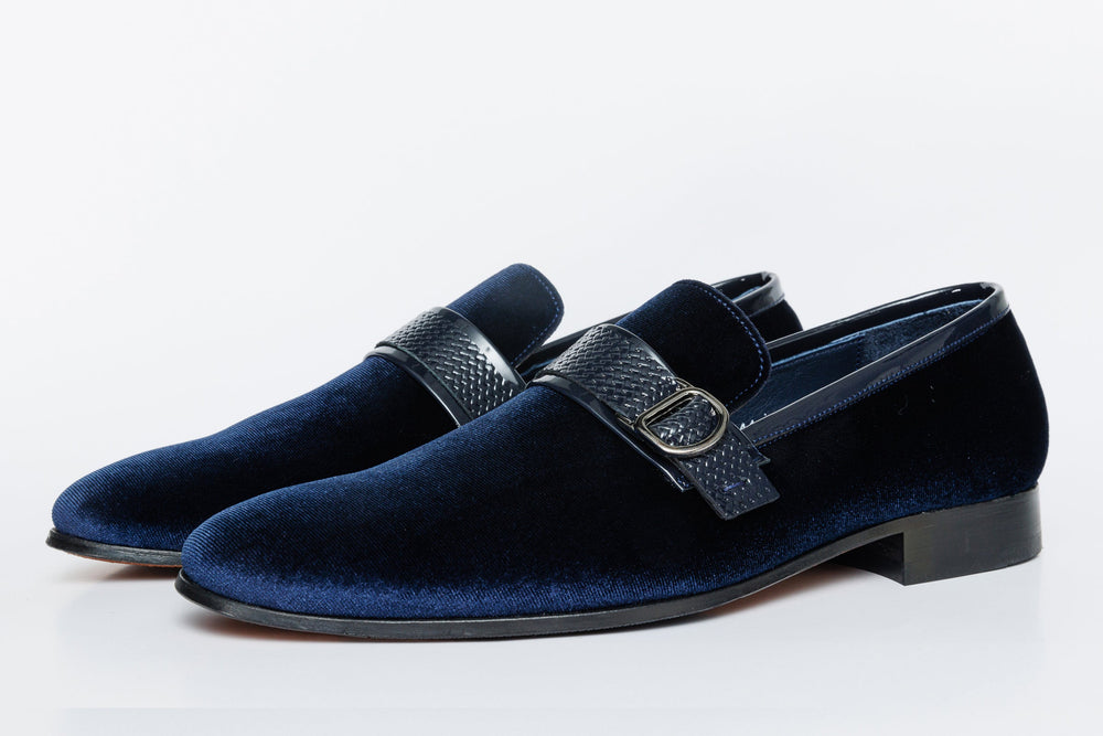 The Casaletti Navy Blue Bit Loafer Shoe
