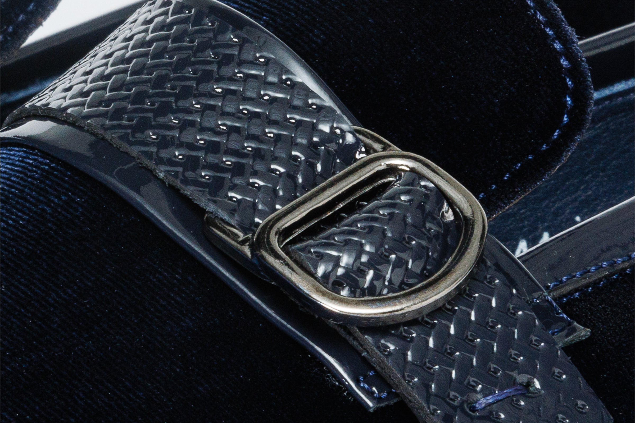 The Casaletti Navy Blue Bit Loafer Shoe