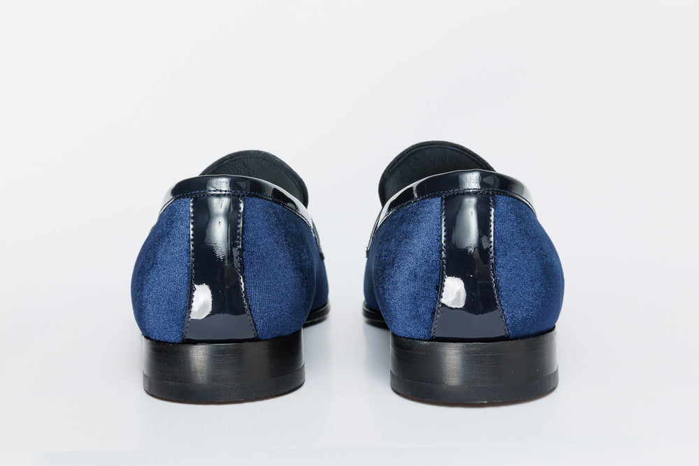 The Casaletti Navy Blue Bit Loafer Shoe
