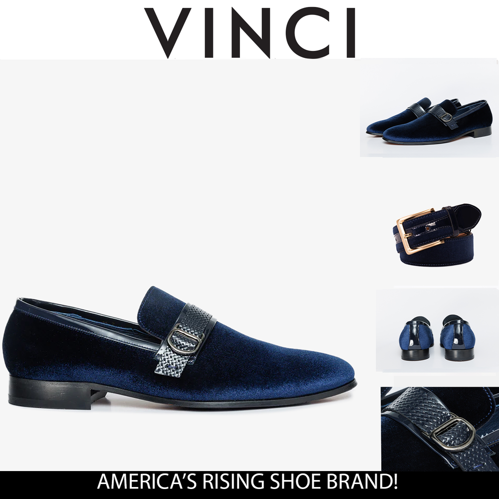 The Casaletti Navy Blue Bit Loafer Shoe
