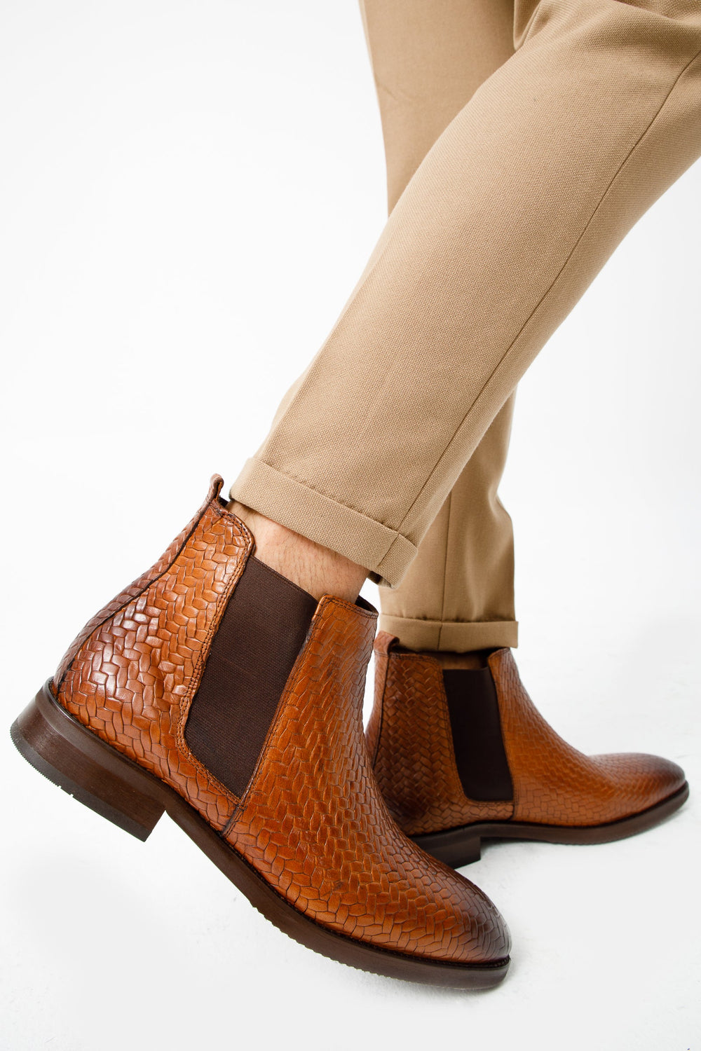 The Oslo Tan Leather Chelsea Boot
