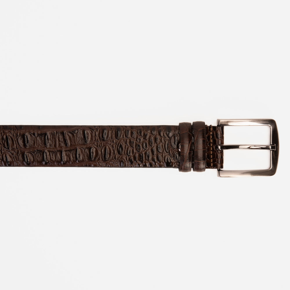 The Bomba Brown Leather Belt