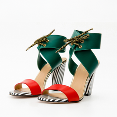 The Bloke Ankle Strap Multicolor Leather Sandal