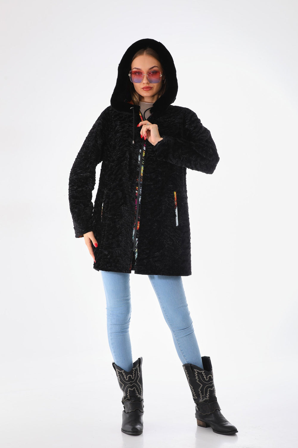 The Prisma Multicolor Leather Jacket