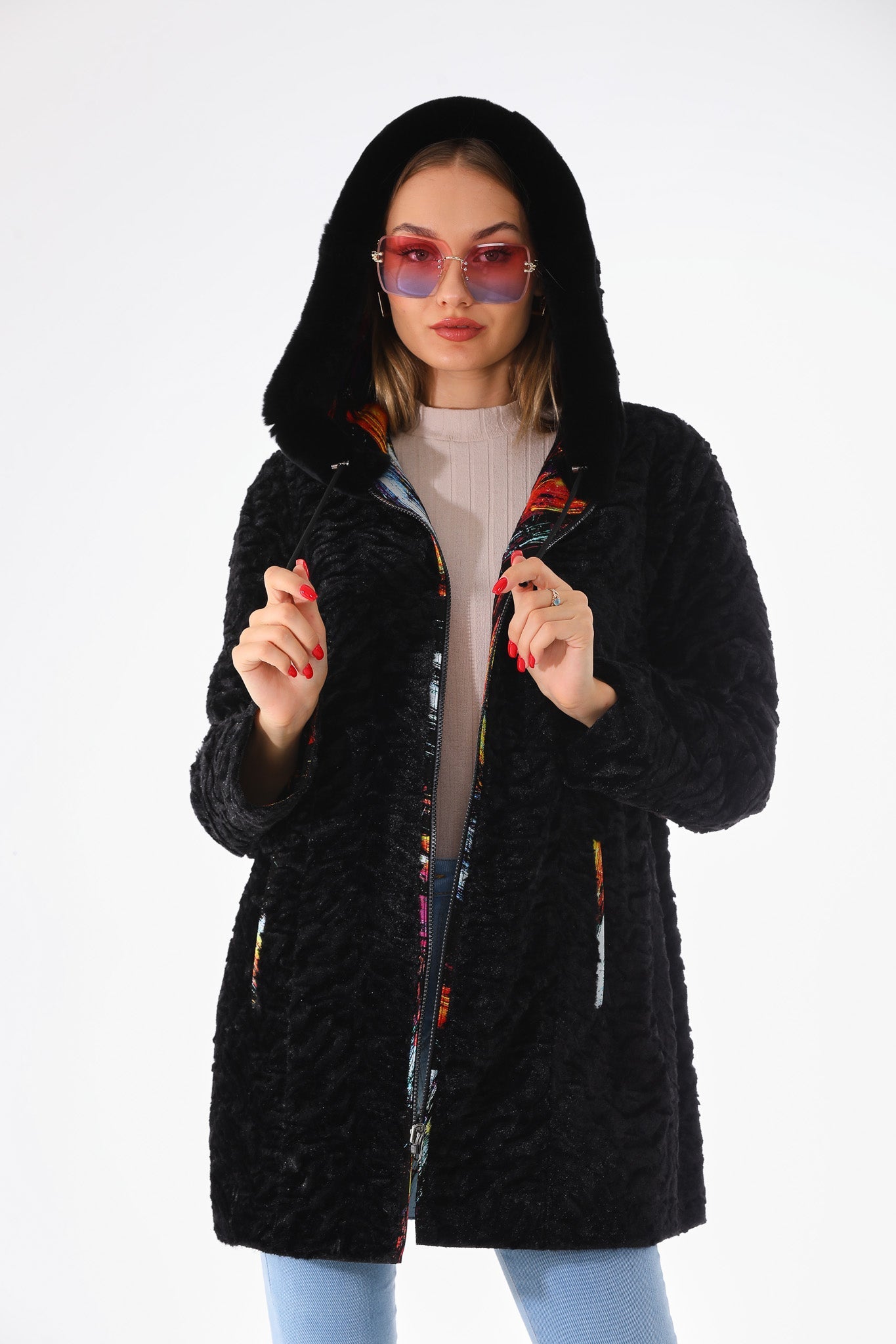 The Prisma Multicolor Leather Jacket