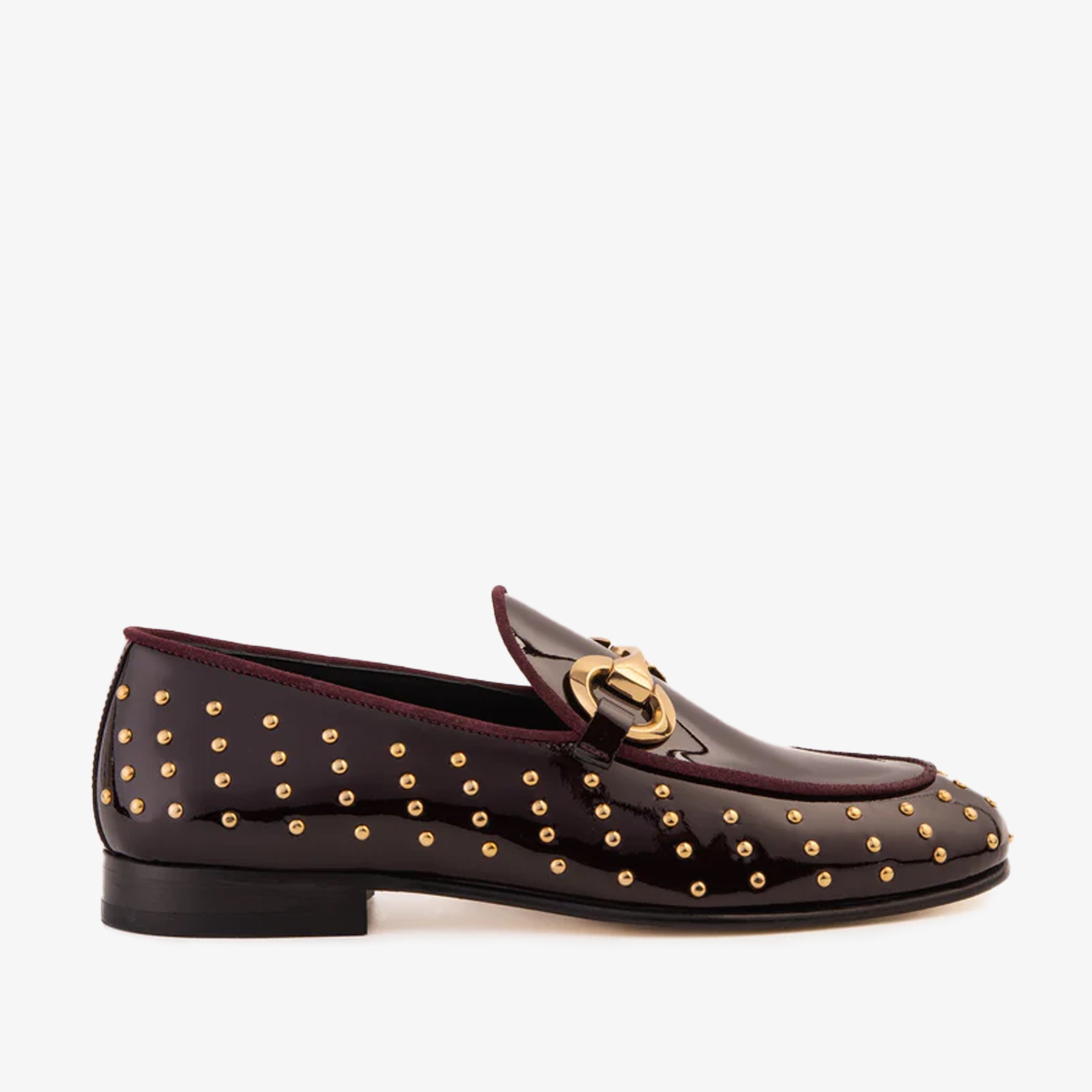 The Jupiter  Shoe Burgundy Spike Leather  Bit Dress Loafer Limited Edition Shoe