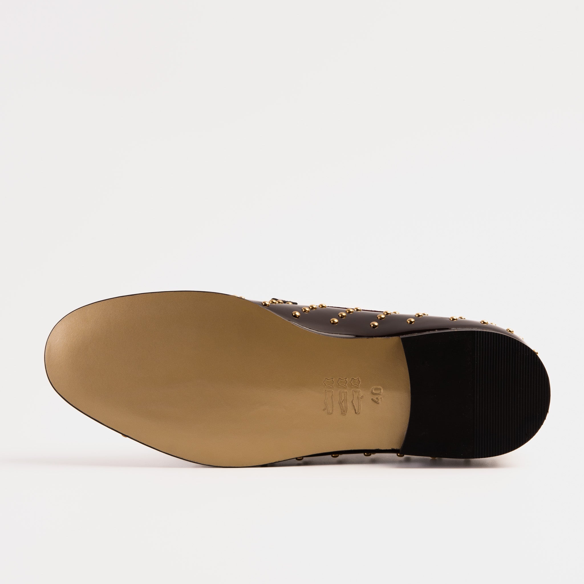 The Jupiter  Shoe Burgundy Spike Leather  Bit Dress Loafer Limited Edition Shoe