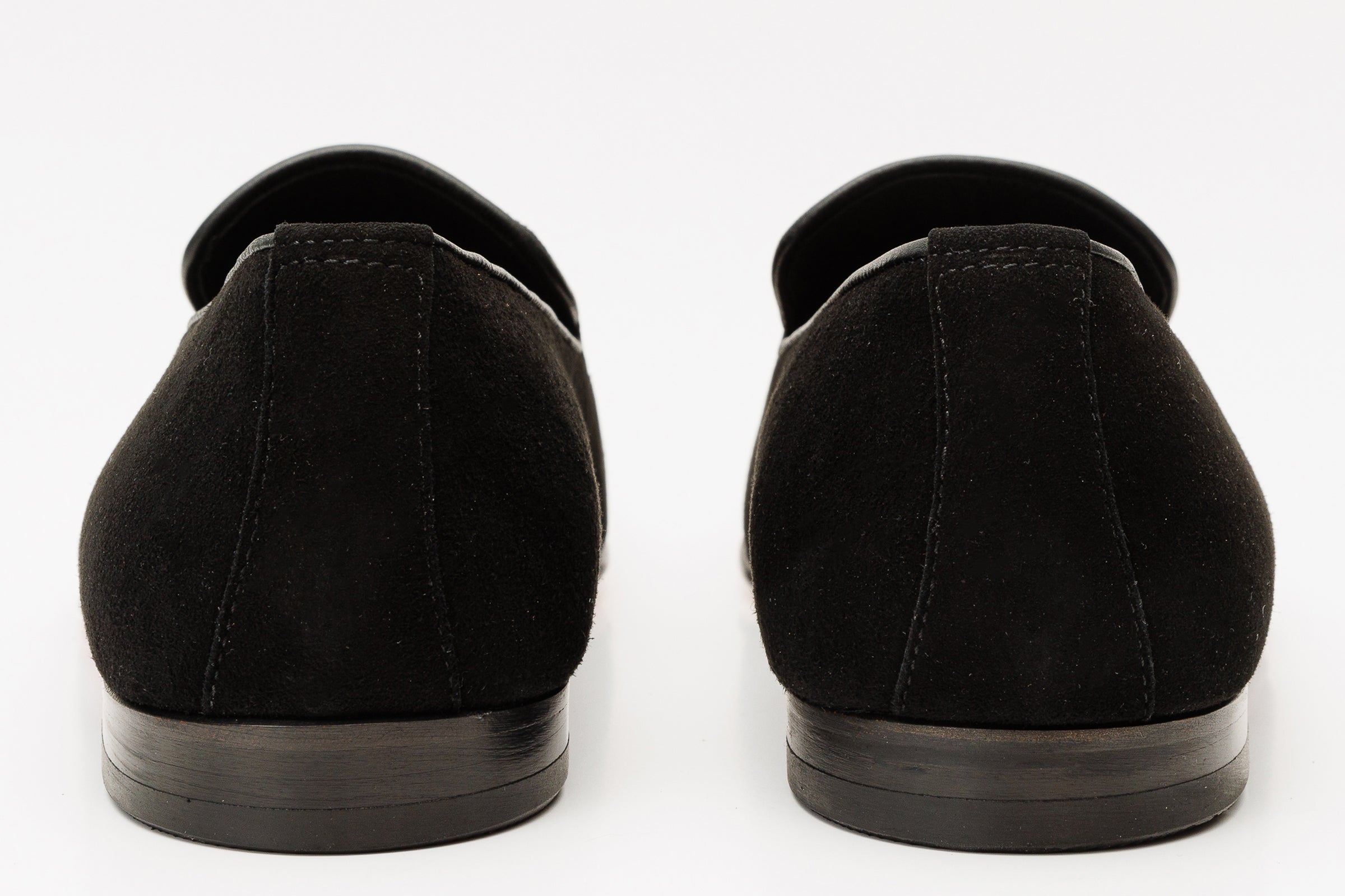 The Lazio Shoe Black Suede Slip-on Loafer Shoe