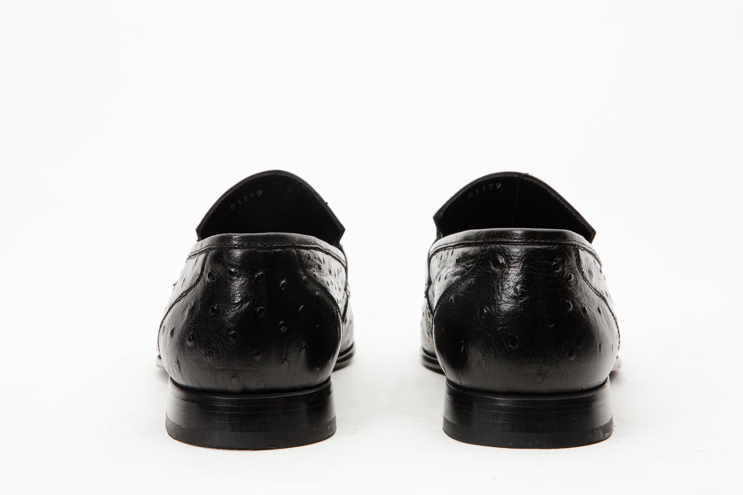 The Johannesburg Black Leather Dress Loafer  Shoe