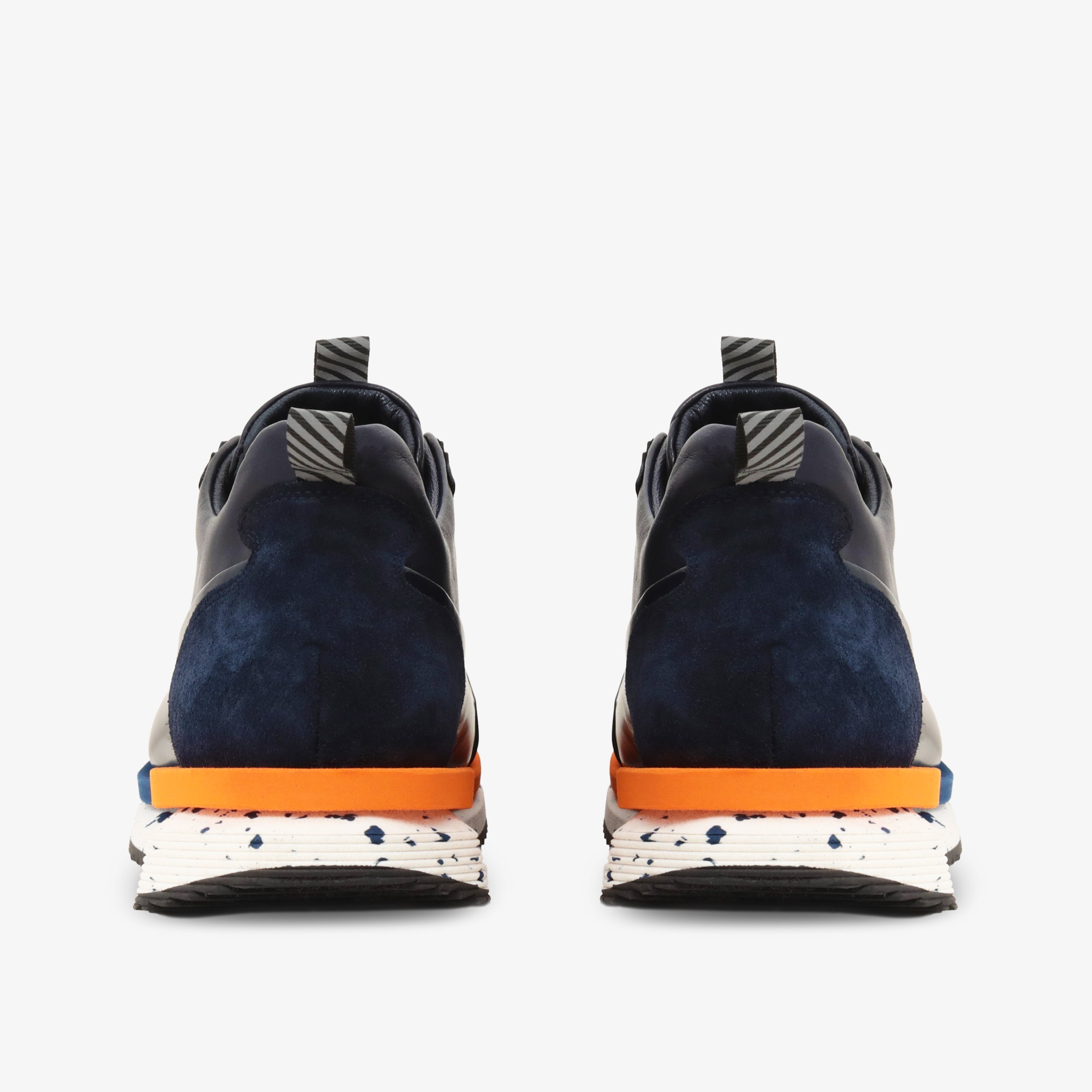 The Milford Navy Blue  Leather Sneaker