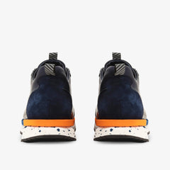 The Milford Navy Blue  Leather Sneaker