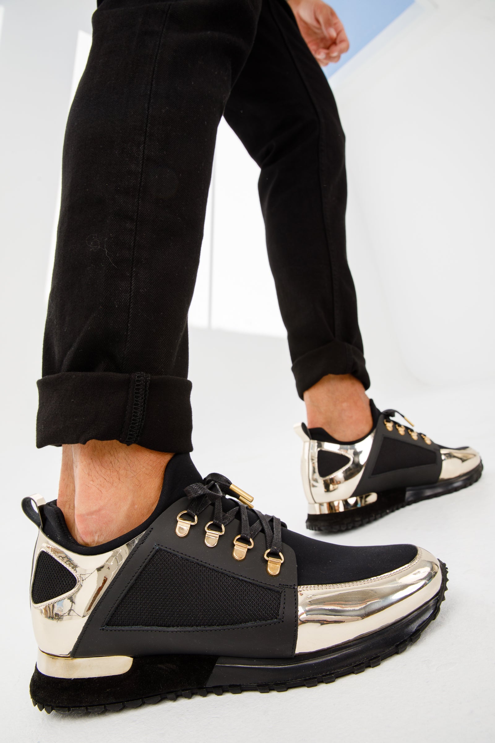 The Emir Gold Leather Sneaker Limited Edition