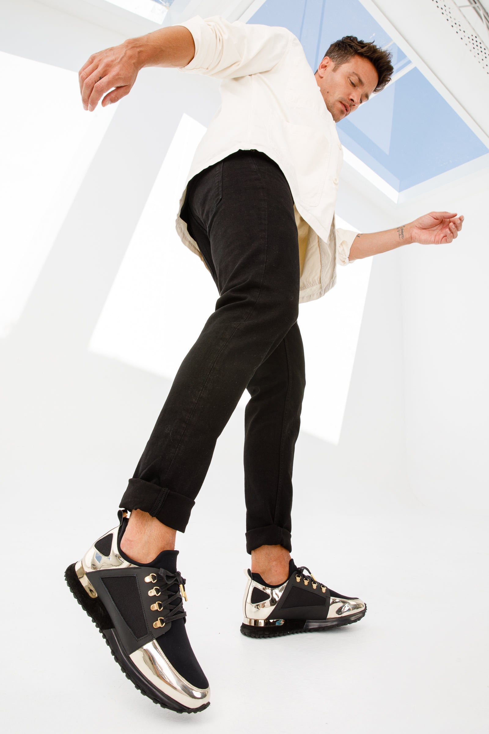 The Emir Gold Leather Sneaker Limited Edition