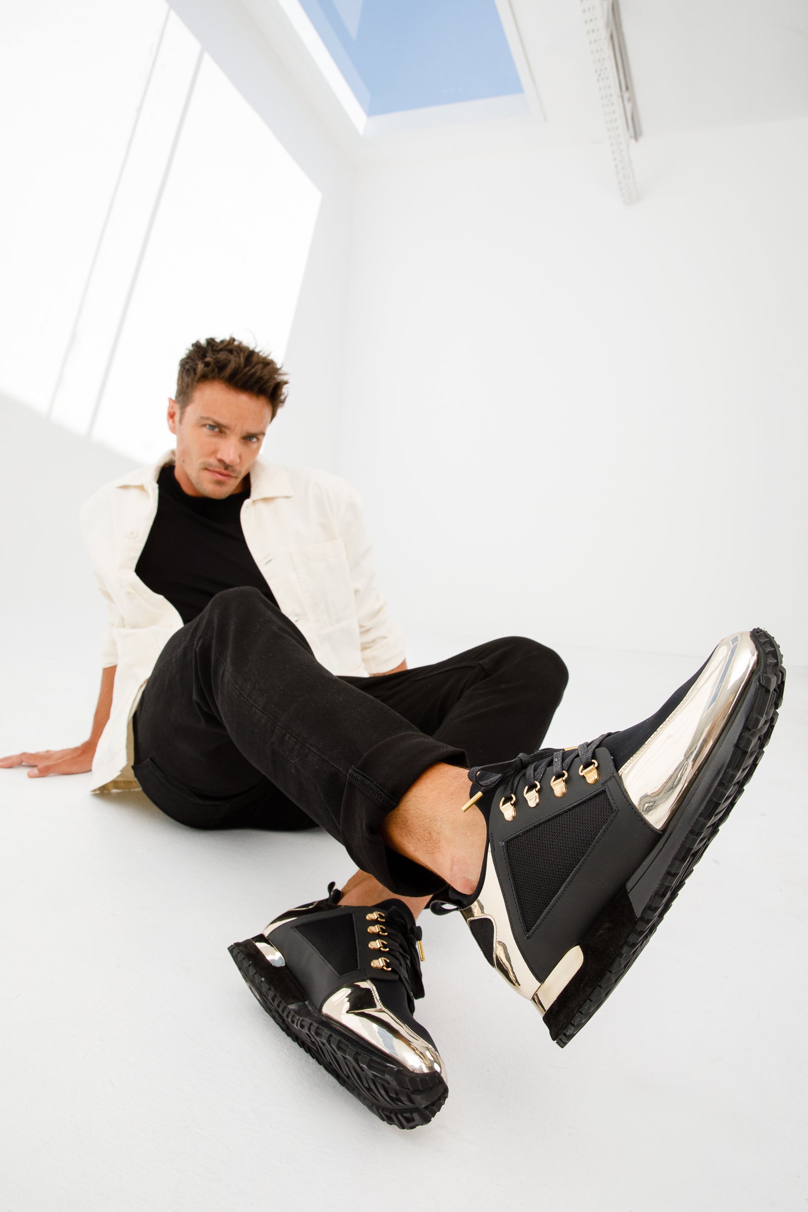 The Emir Gold Leather Sneaker Limited Edition