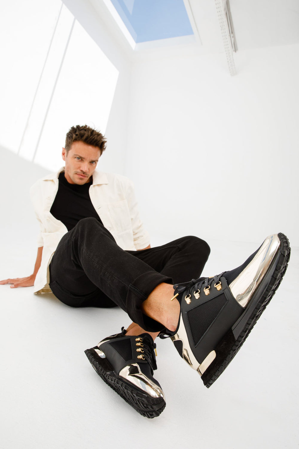 The Emir Gold Leather Sneaker Limited Edition