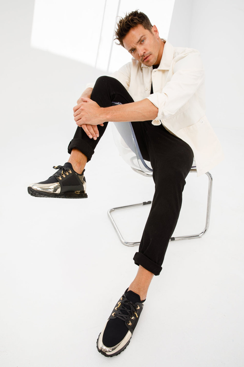 The Emir Gold Leather Sneaker Limited Edition