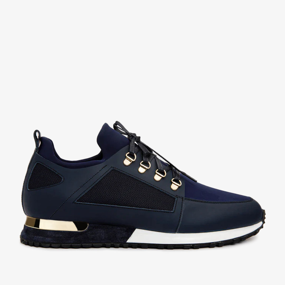The Emir Navy Leather Sneaker