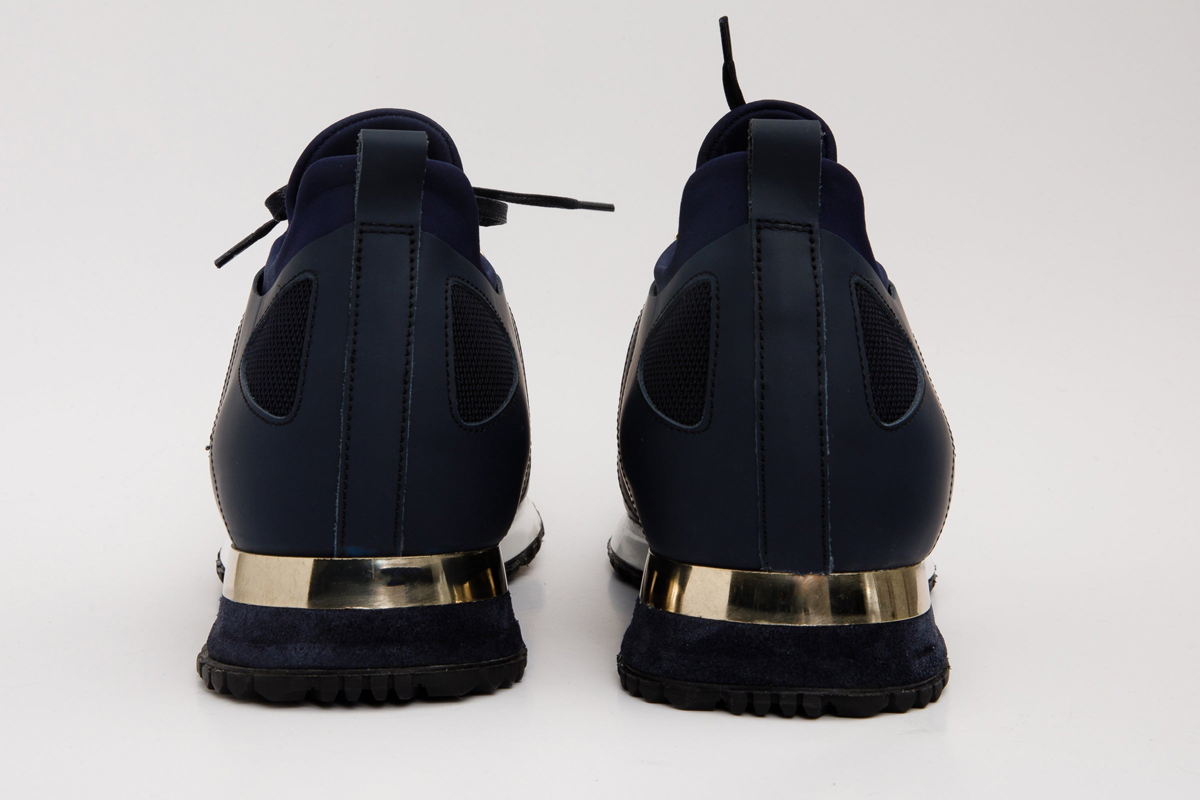 The Emir Navy Leather Sneaker