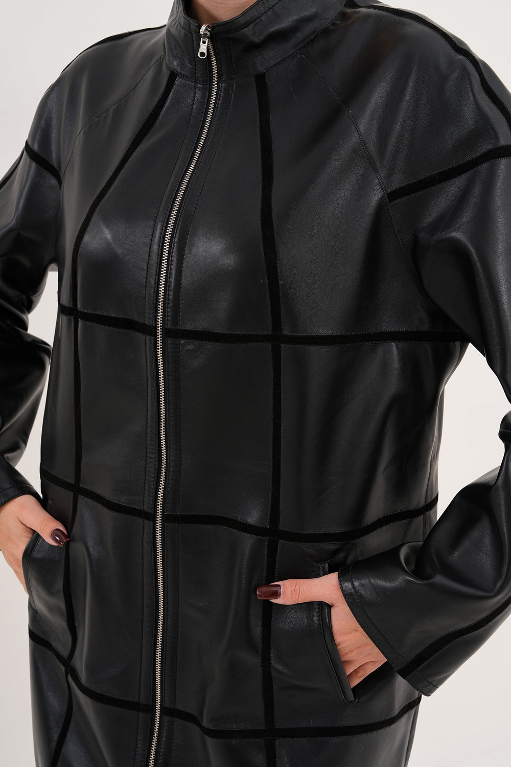 The Prado Reversible Black Leather Leather Jacket