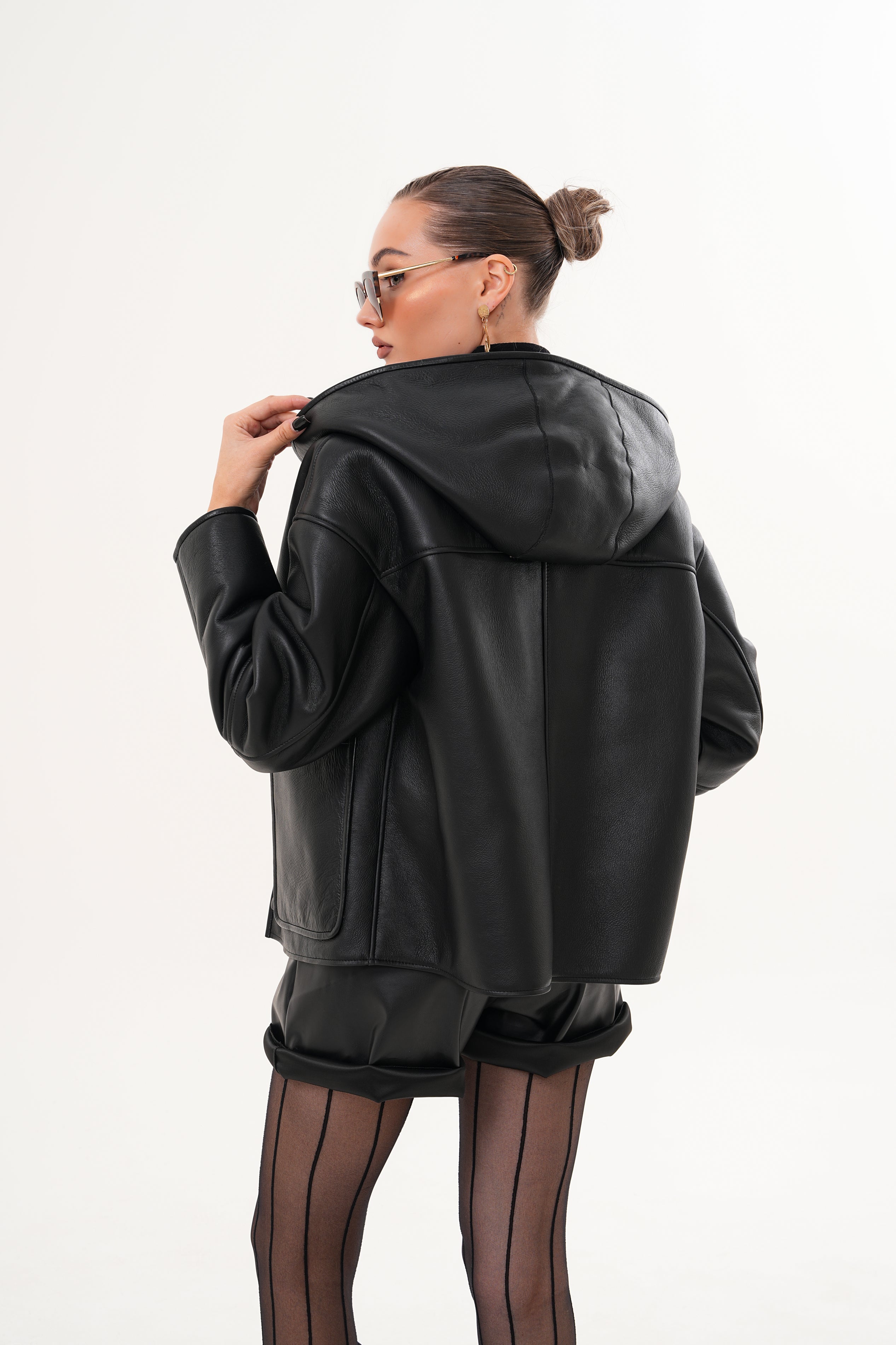 The Felina Black Leather Jacket