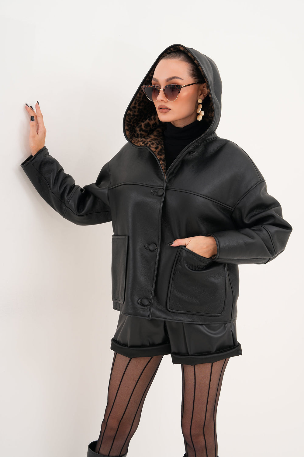 The Felina Black Leather Jacket