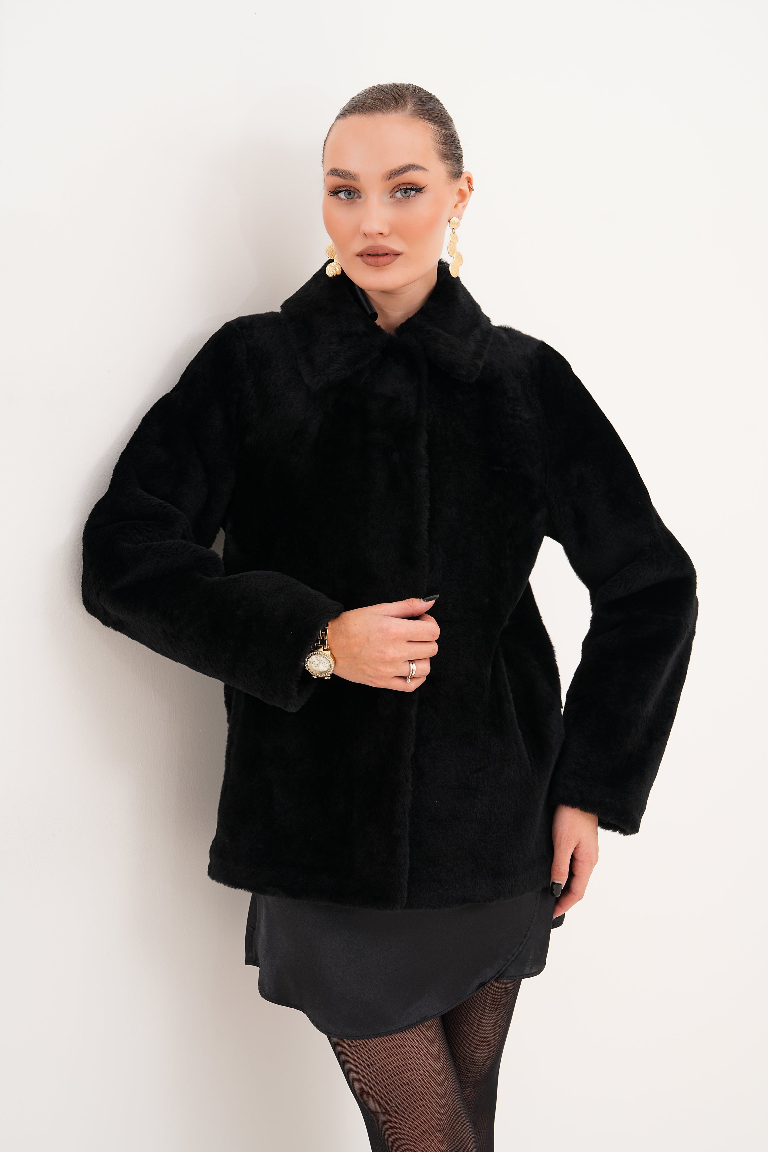The Ava Reversible Shearling Leather Jacket