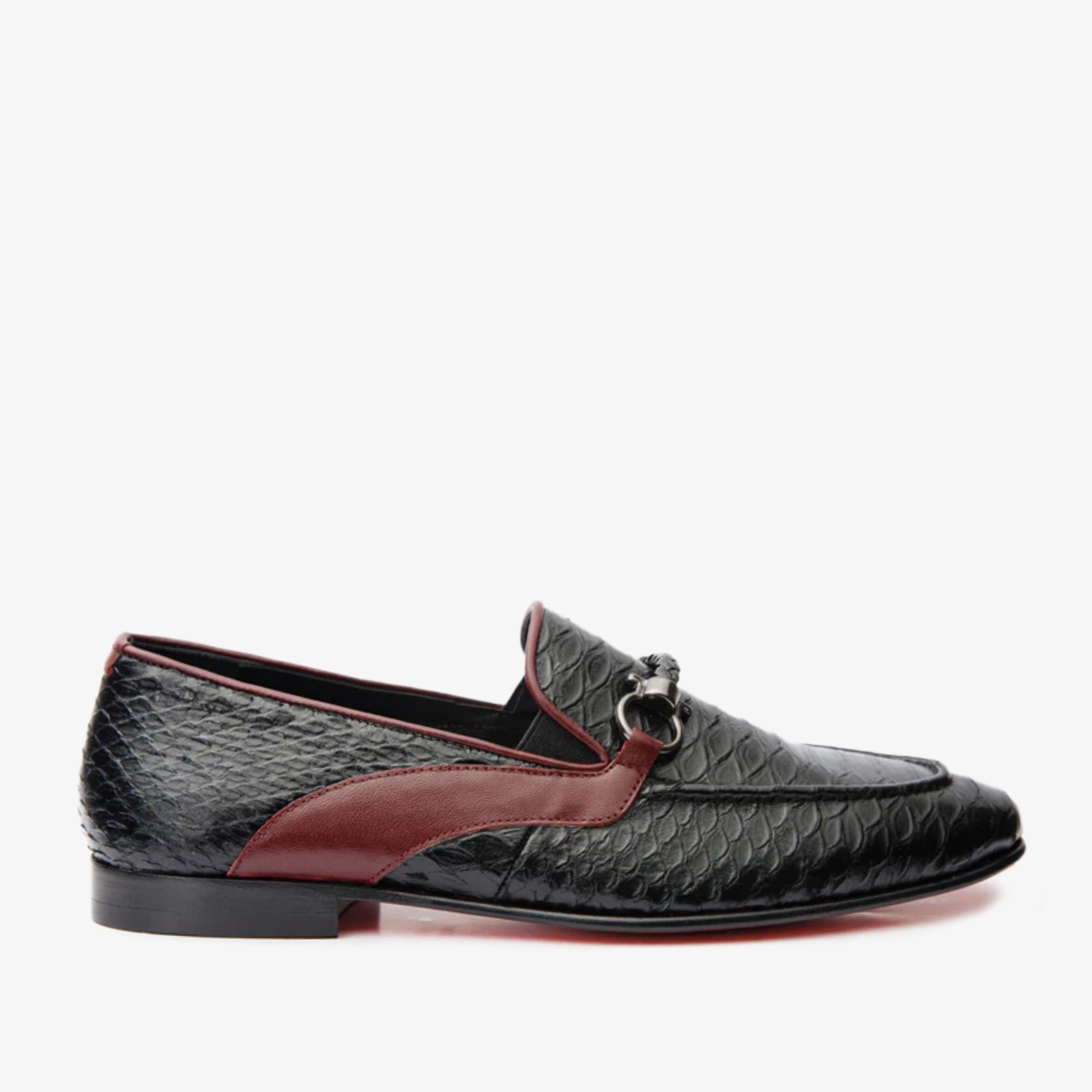 The Milano Black Shoe Bit Loafer  Shoe Final Sale!