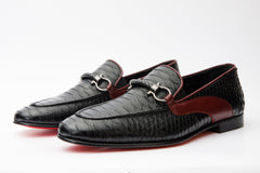 The Milano Black Shoe Bit Loafer  Shoe Final Sale!