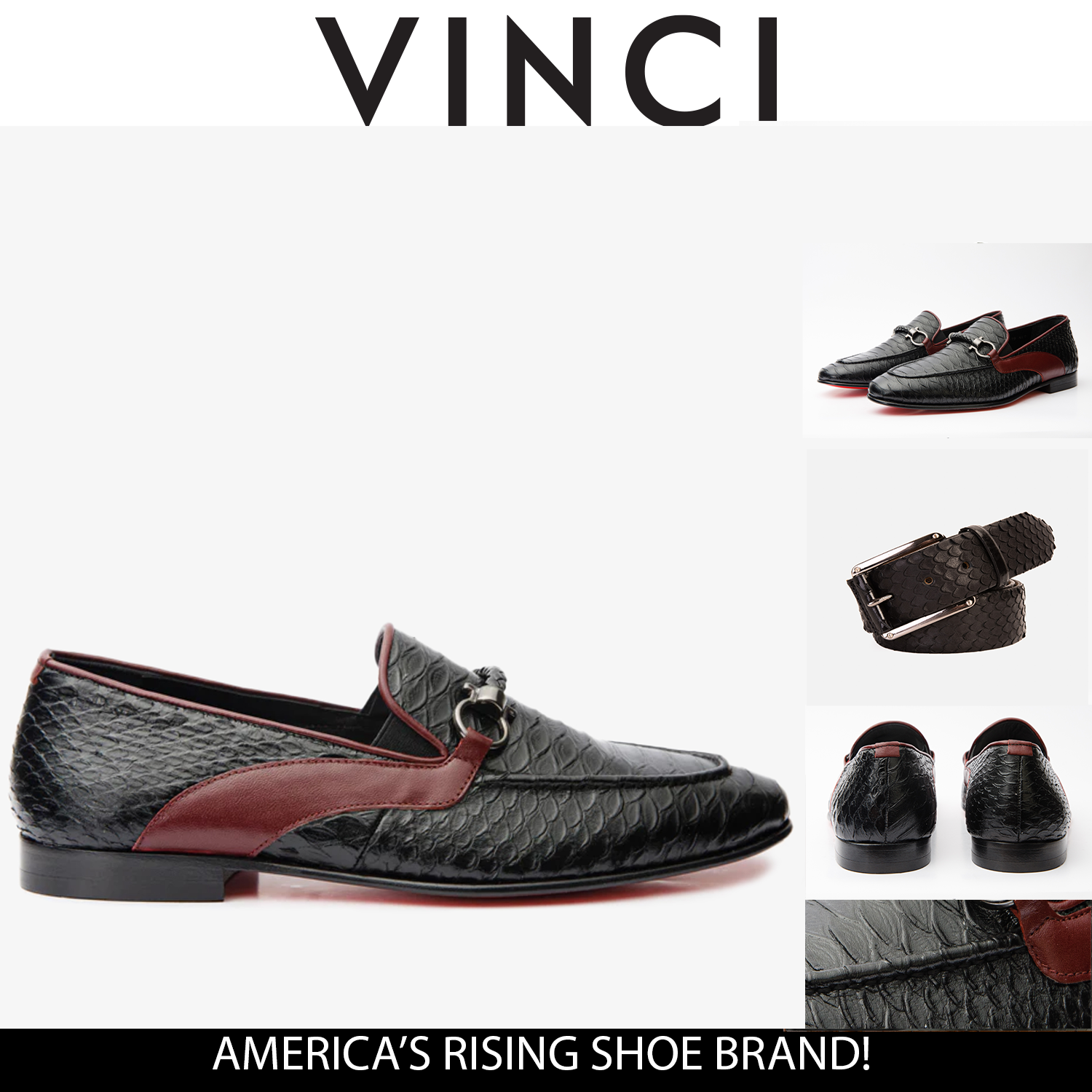 The Milano Black Shoe Bit Loafer  Shoe Final Sale!