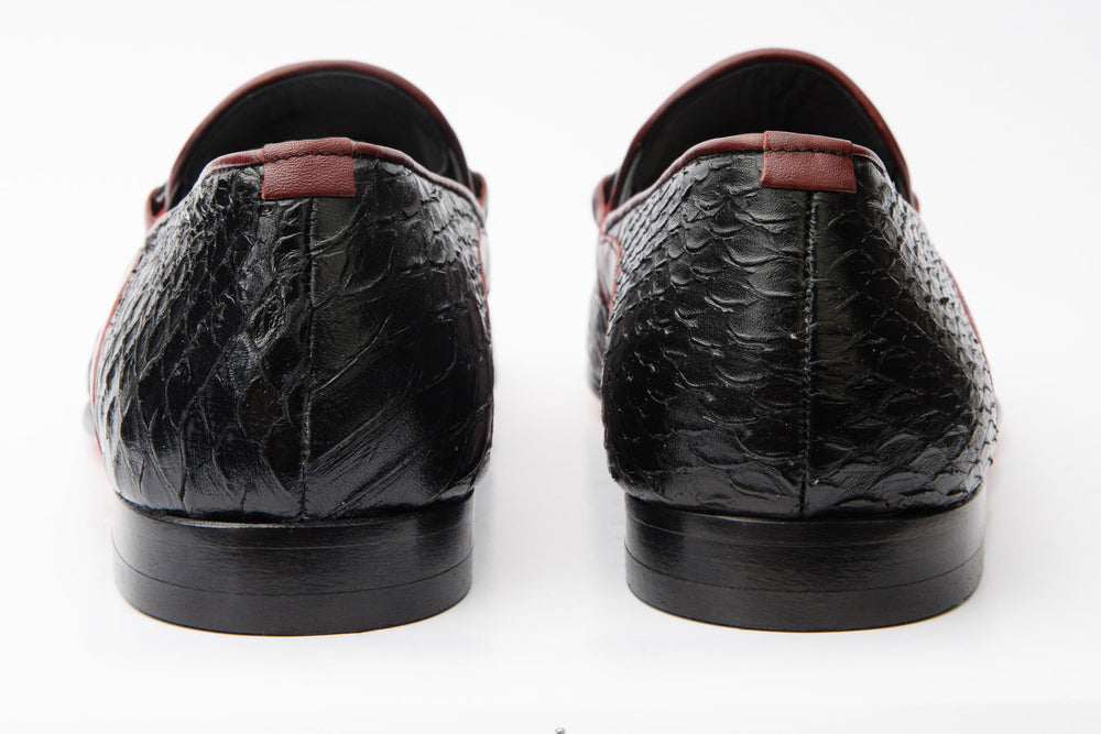 The Milano Black Shoe Bit Loafer  Shoe Final Sale!